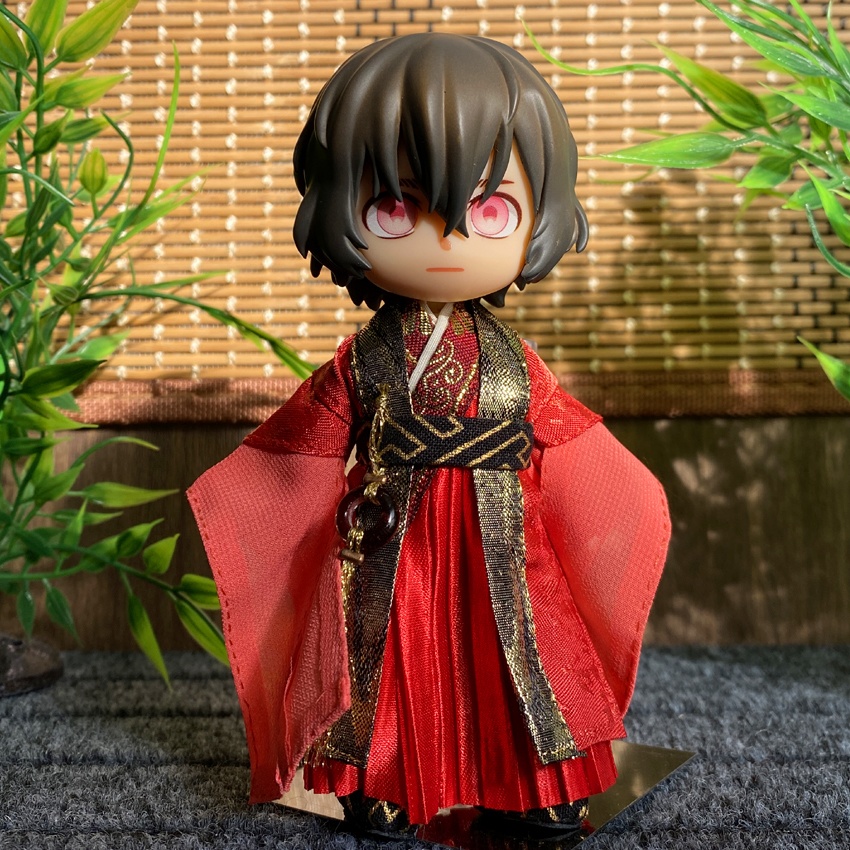 1/12サイズ◆チャイナ服（漢服Ⅱ・赤金）/チャイナ　漢服　古代中国