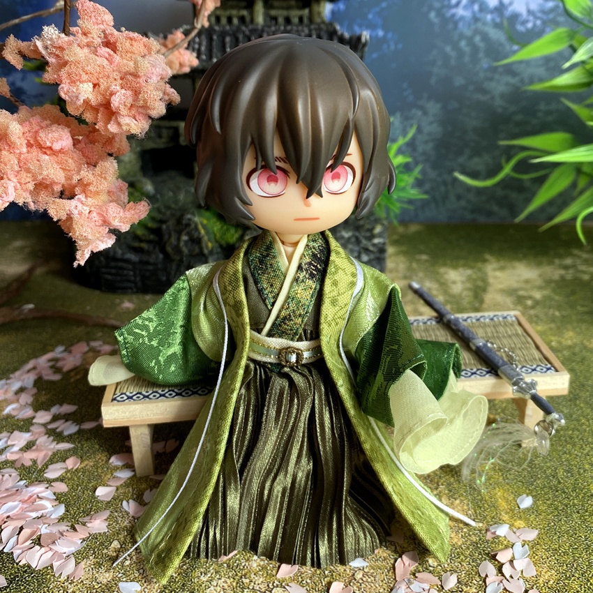 【新作】1/12サイズ◆チャイナ服（漢服Ⅳ/新緑）/チャイナ　漢服　古代中国