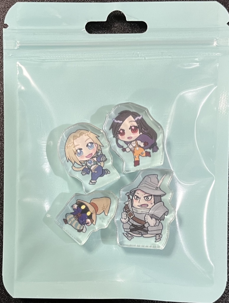 FF9パーティ自立ミニアクリルブロック