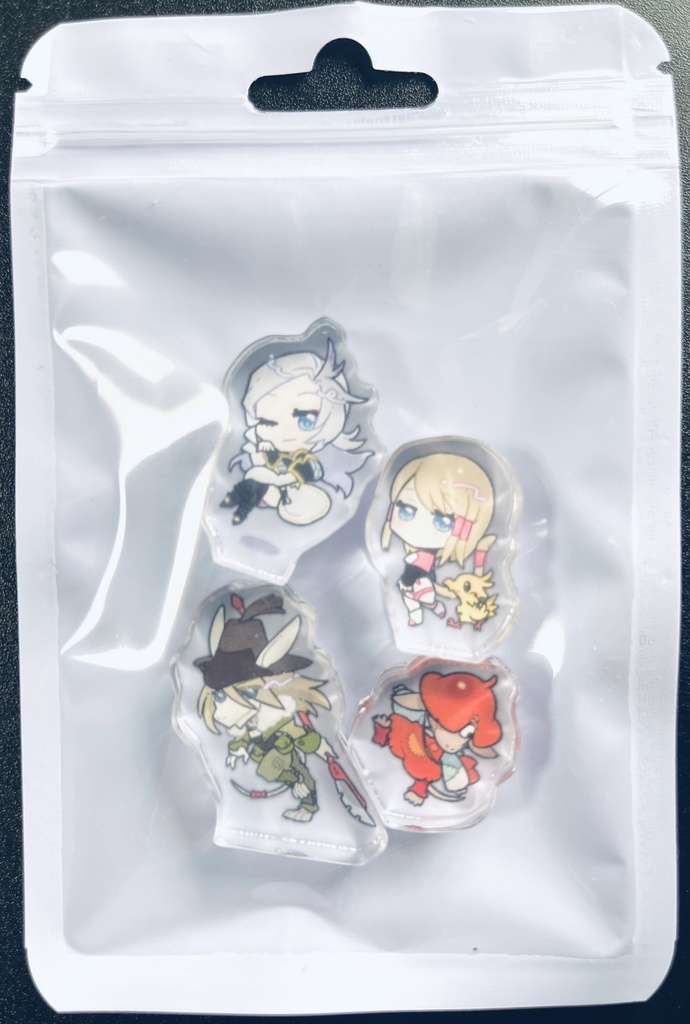 FF9サブキャラ自立ミニアクリルブロック