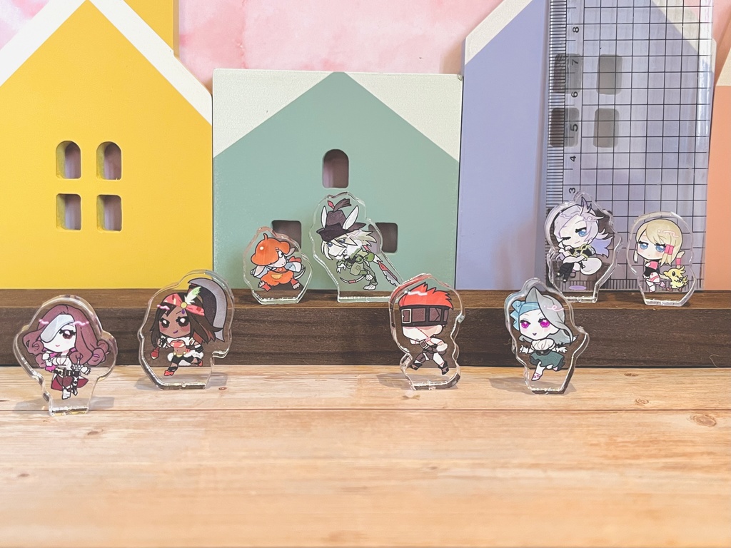 FF9サブキャラ自立ミニアクリルブロック