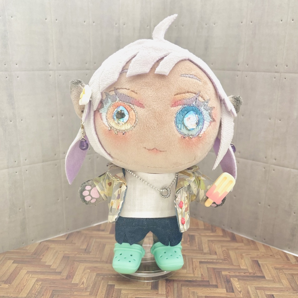 【15センチぬい】アロハシャツ8種【夏小物おまけ付】