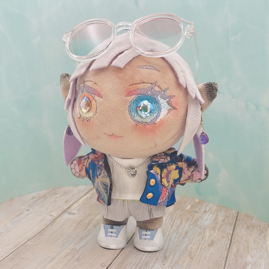 【15センチぬい】アロハシャツ8種【夏小物おまけ付】