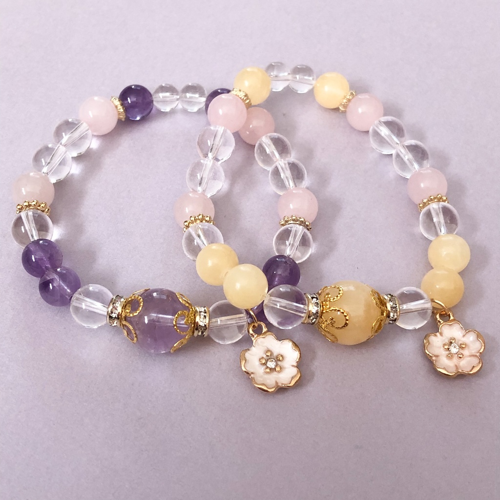 【最遊記外伝】桜の天然石ブレスレット