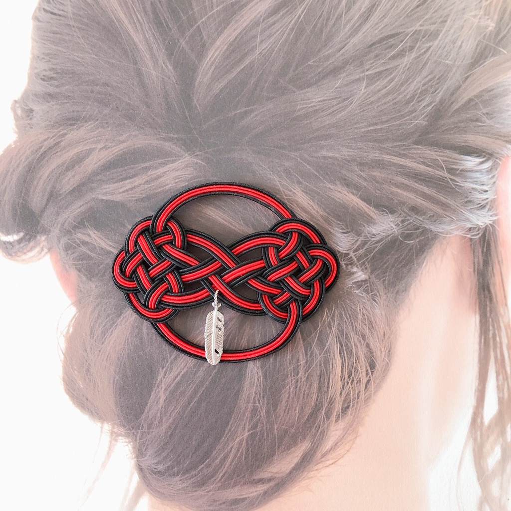 【刀剣乱舞】小烏丸モチーフの髪飾りor帯留め