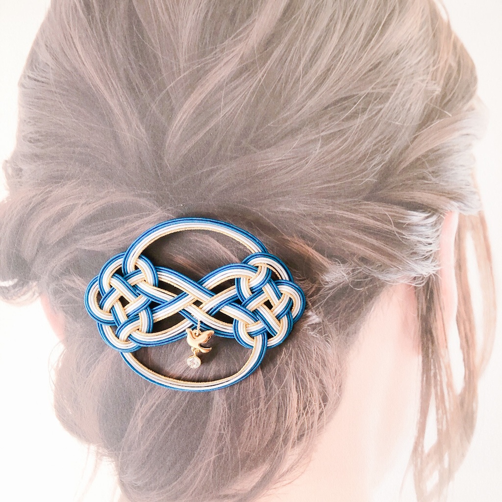 【刀剣乱舞】太鼓鐘貞宗モチーフの髪飾りor帯留め