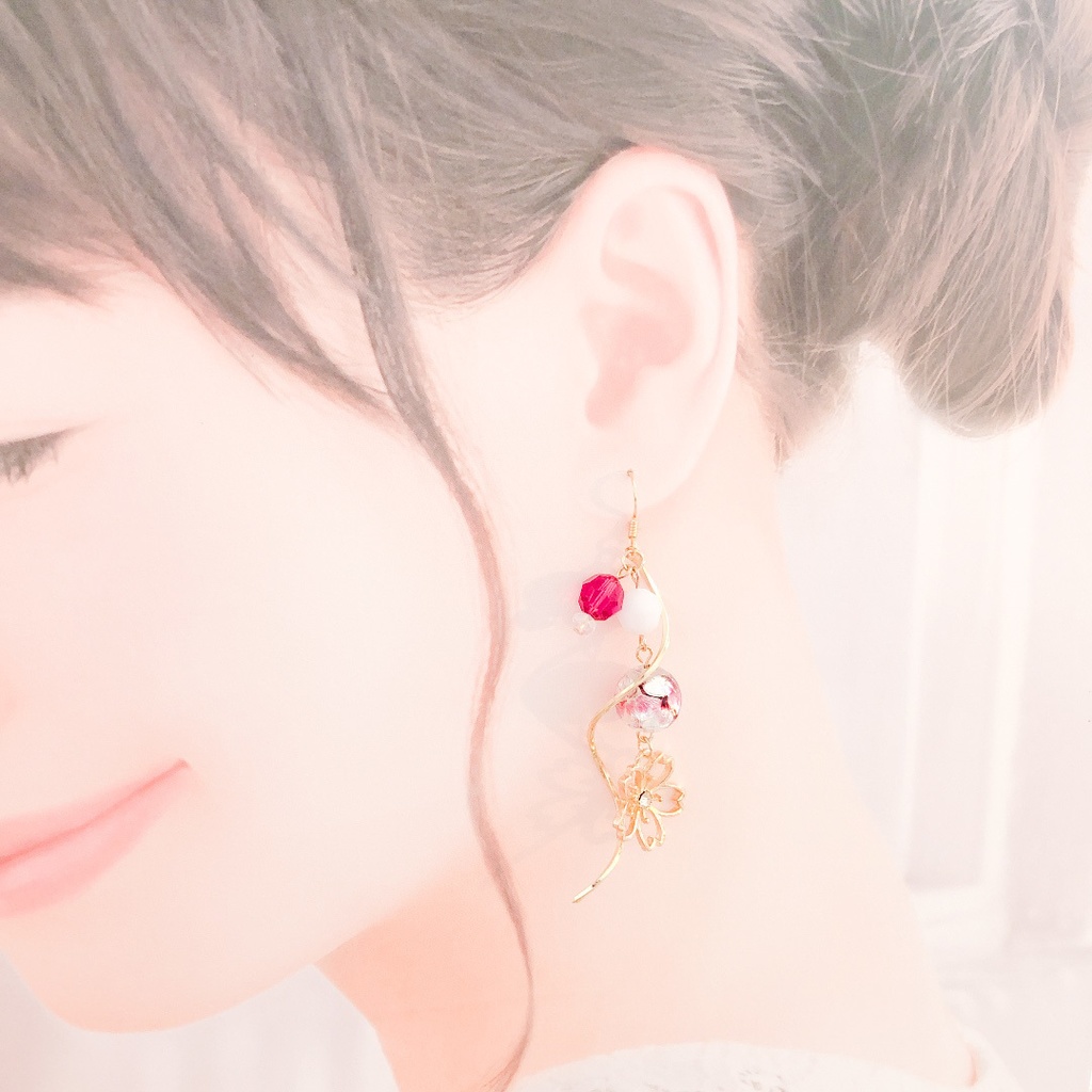 【刀剣乱舞】亀甲貞宗モチーフの耳飾り