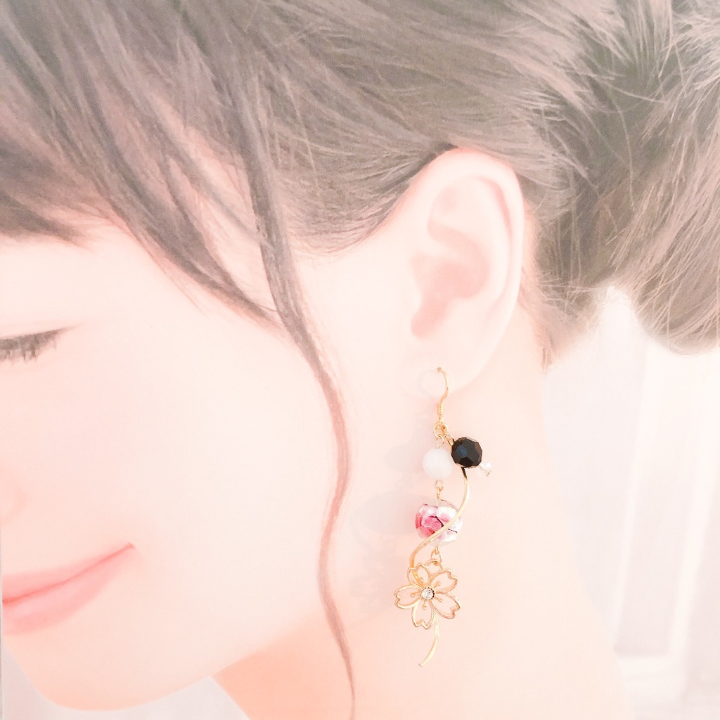 【刀剣乱舞】亀甲貞宗モチーフの耳飾り