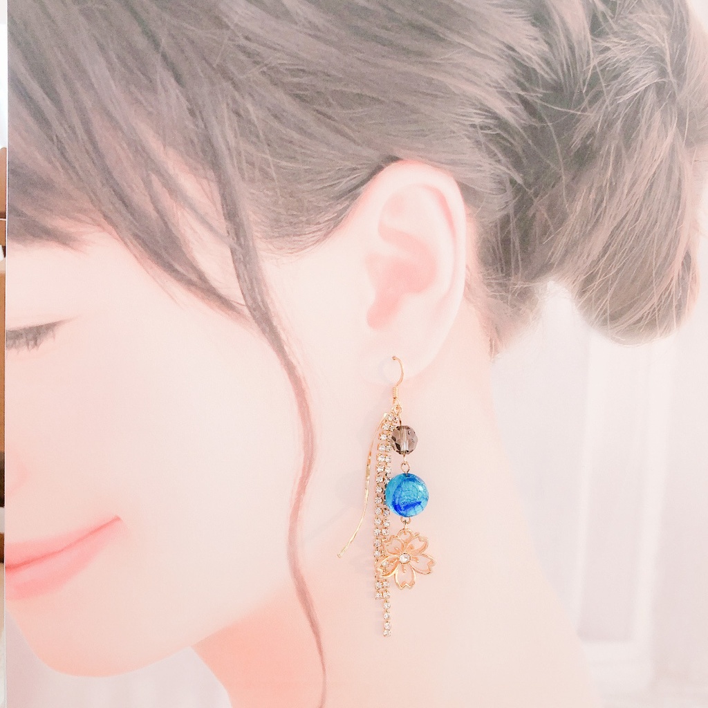 【刀剣乱舞】大和守安定モチーフの曼荼羅耳飾り