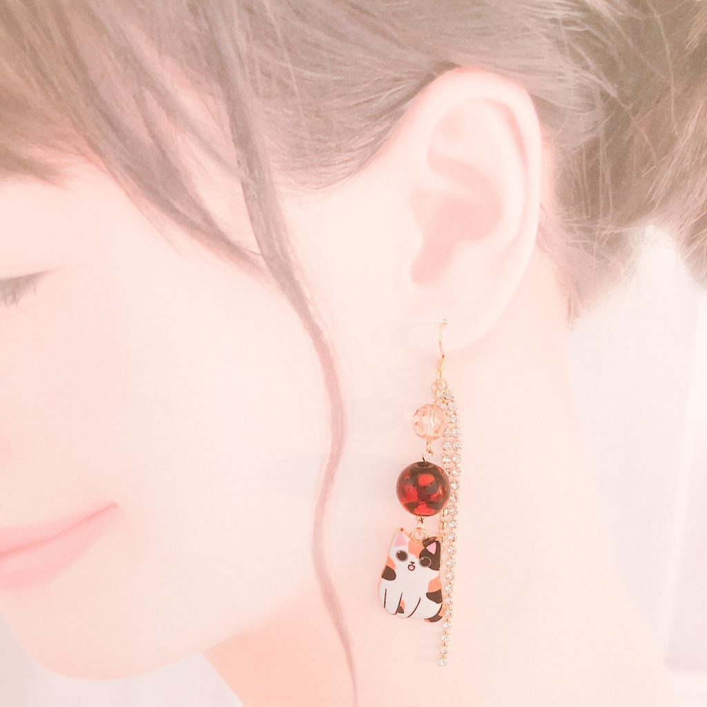 【刀剣乱舞】南泉一文字モチーフの曼荼羅耳飾り