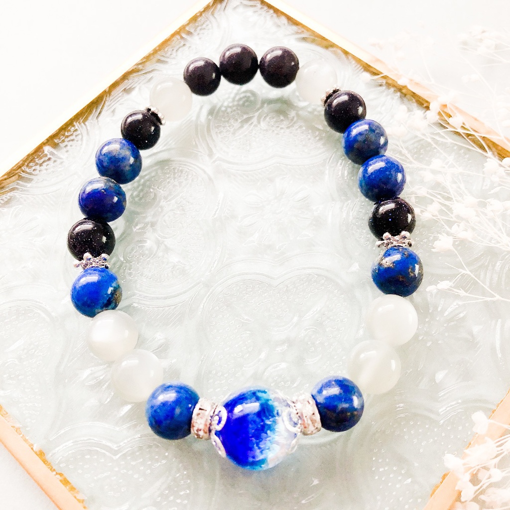 【刀剣乱舞】山姥切長義モチーフの天然石ブレスレット