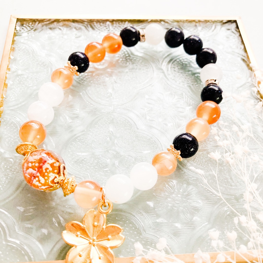 【刀剣乱舞】山姥切国広モチーフの天然石ブレスレット