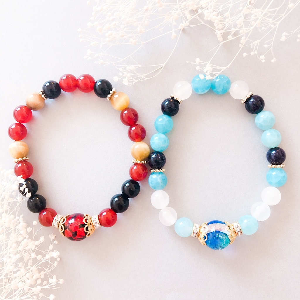 【刀剣乱舞】沖田組モチーフの天然石ブレスレット