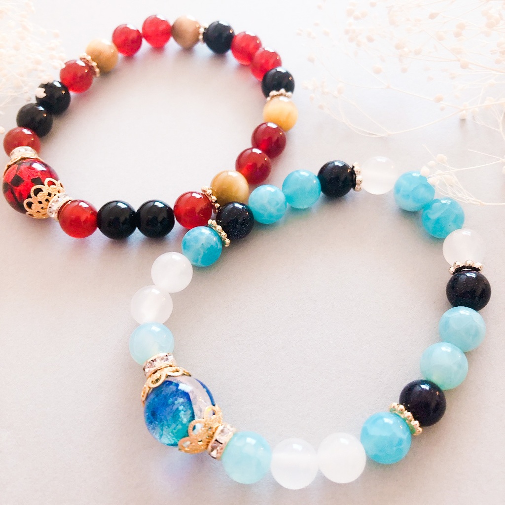 【刀剣乱舞】沖田組モチーフの天然石ブレスレット