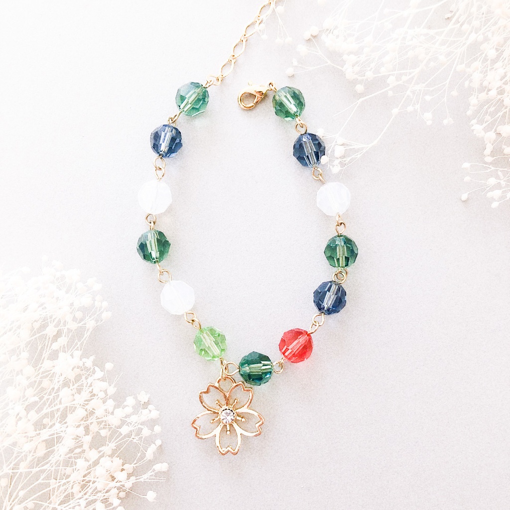 【刀剣乱舞】にっかり青江モチーフのスワロフスキーブレスレット