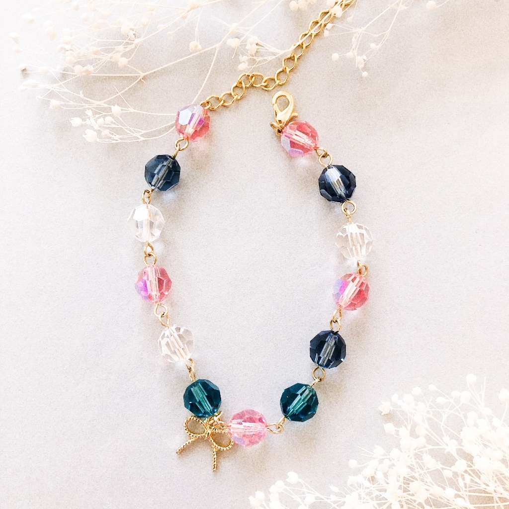 【刀剣乱舞】乱藤四郎モチーフのスワロフスキーブレスレット