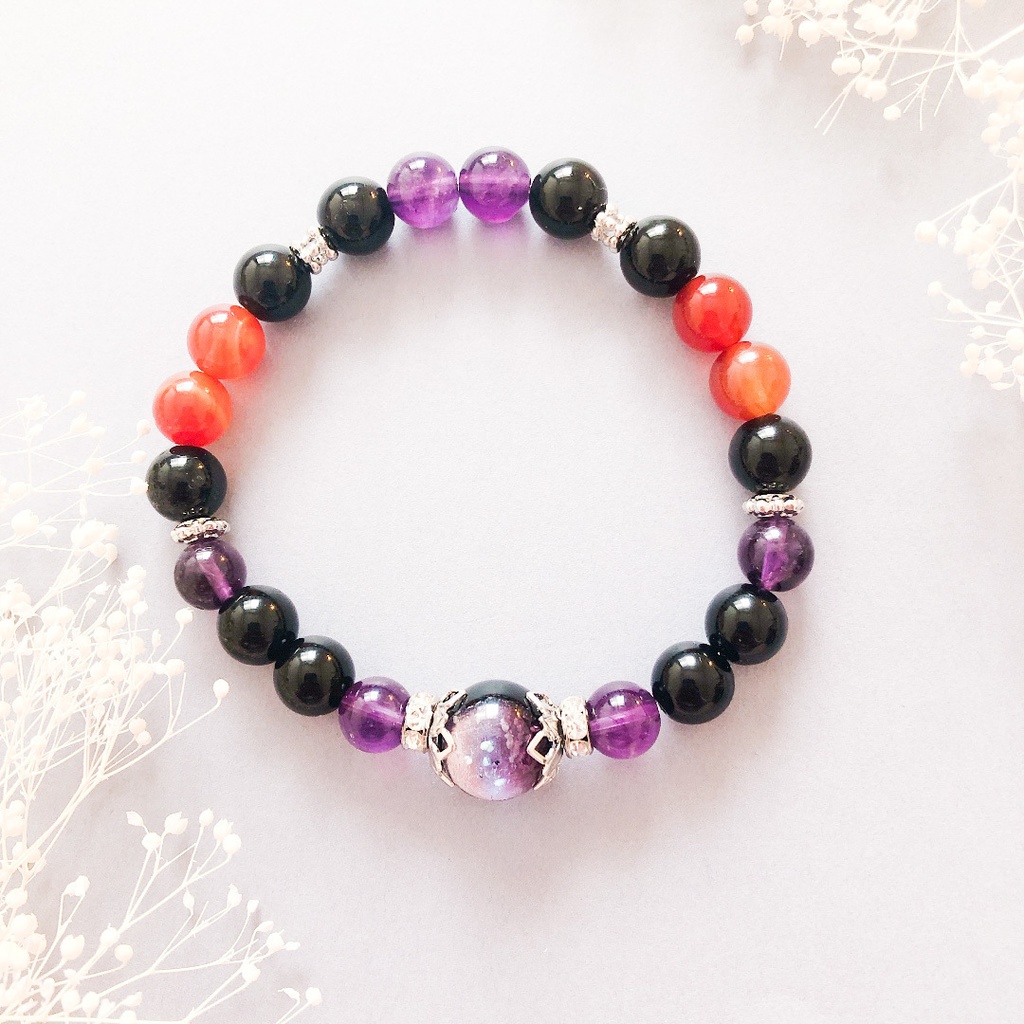 【刀剣乱舞】実休光忠モチーフの天然石ブレスレット