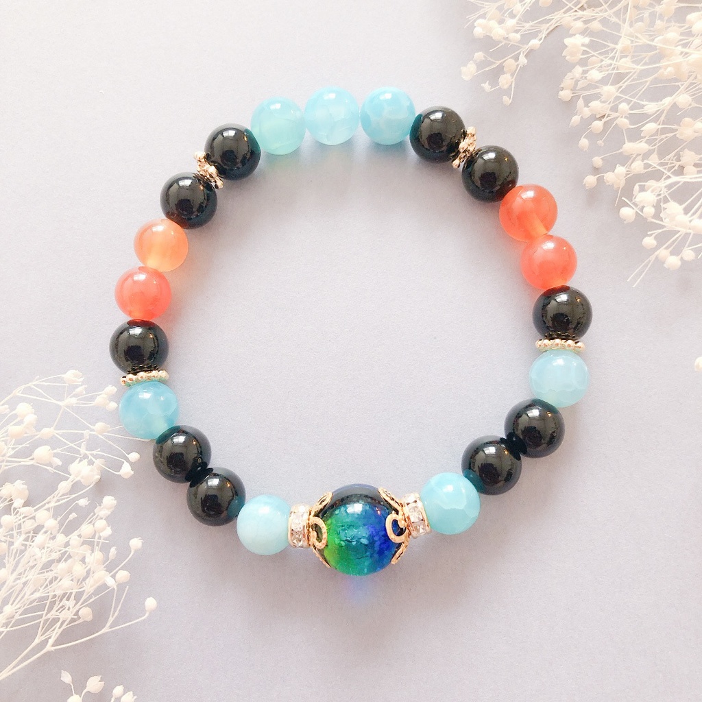 【刀剣乱舞】一期一振モチーフの天然石ブレスレット