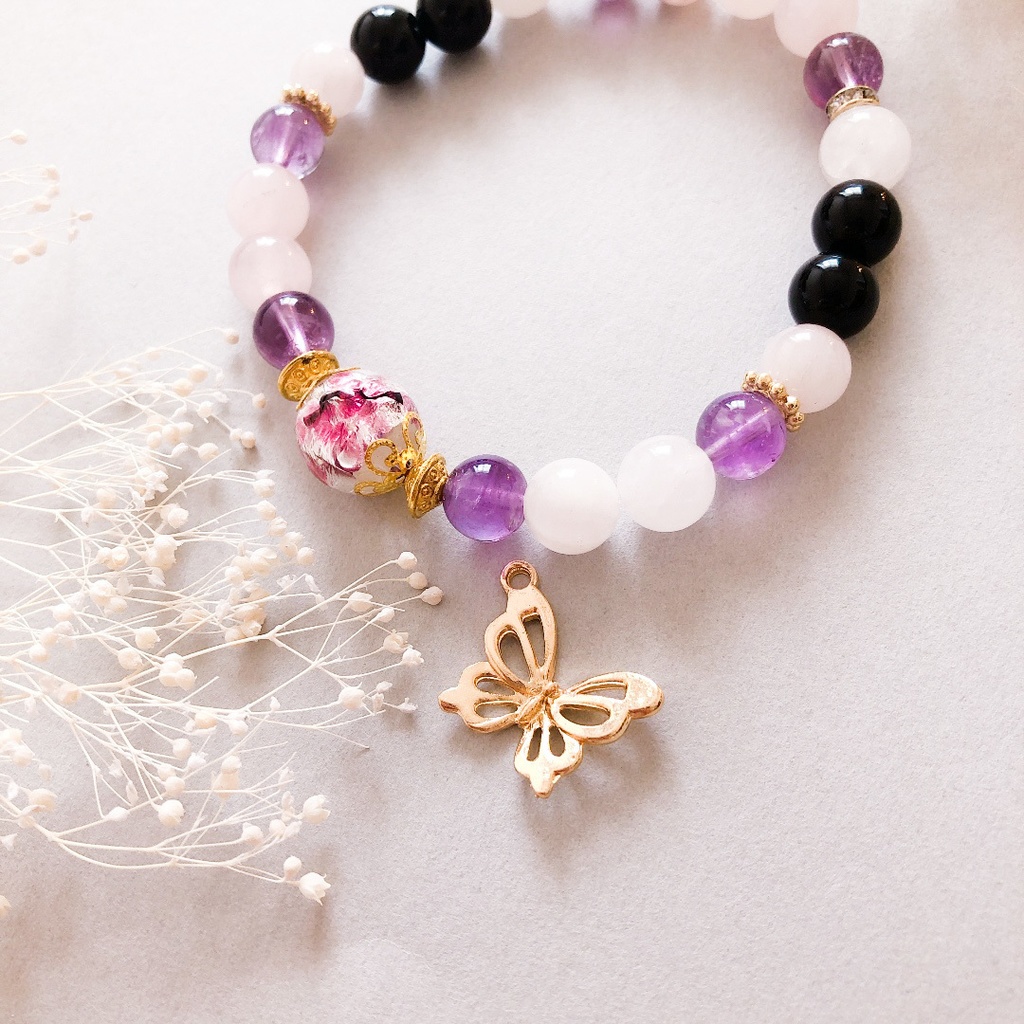 【刀剣乱舞】宗三左文字モチーフの天然石ブレスレット