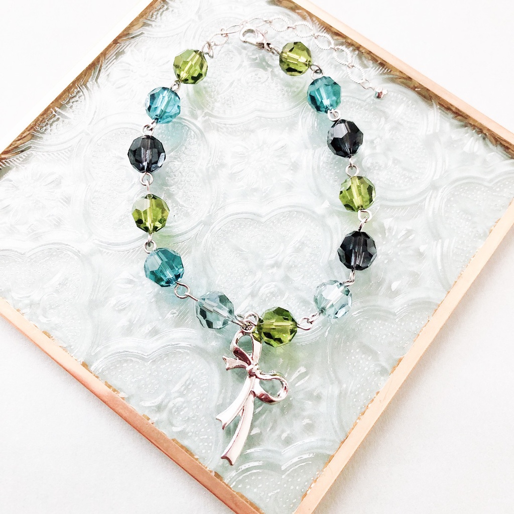 【刀剣乱舞】松井江モチーフのスワロフスキーブレスレット