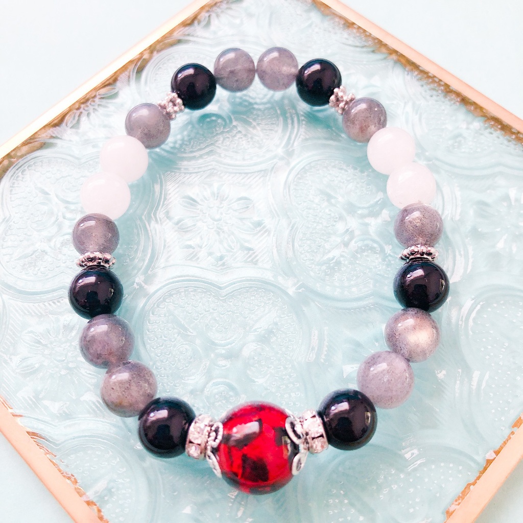 【刀剣乱舞】山鳥毛モチーフの天然石ブレスレット