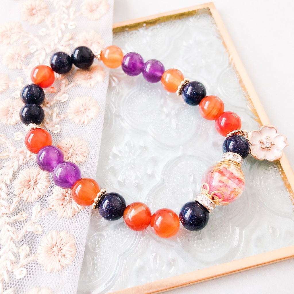 【刀剣乱舞】後藤藤四郎モチーフの天然石ブレスレット