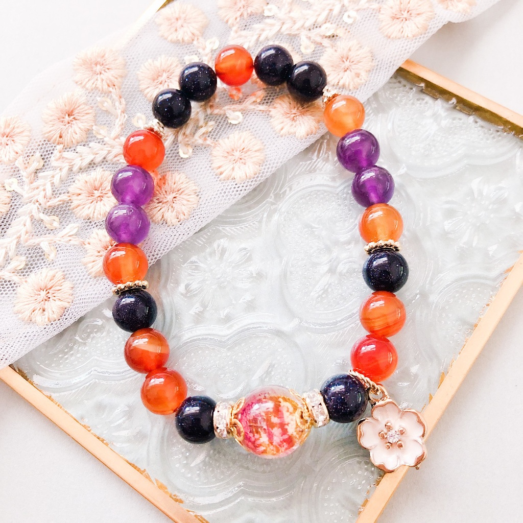 【刀剣乱舞】後藤藤四郎モチーフの天然石ブレスレット