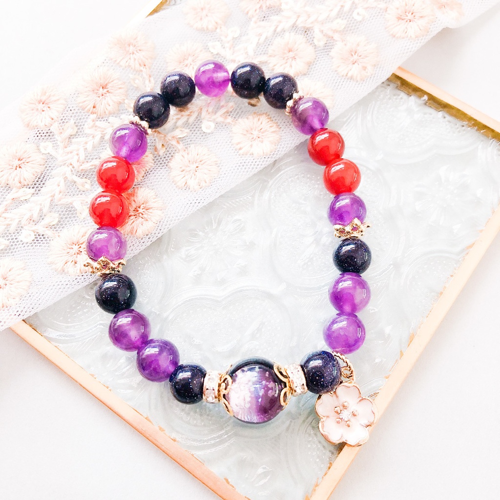 【刀剣乱舞】鯰尾藤四郎モチーフの天然石ブレスレット