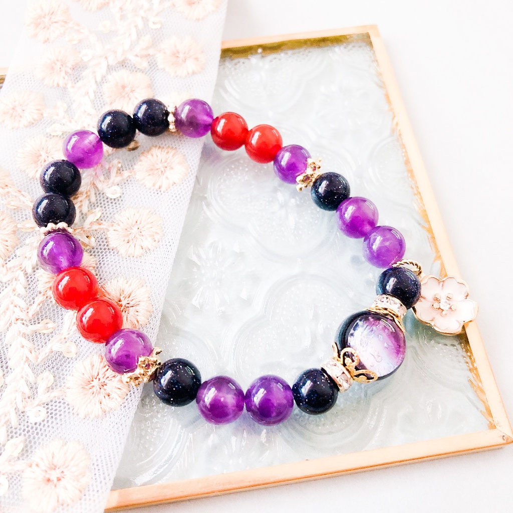 【刀剣乱舞】鯰尾藤四郎モチーフの天然石ブレスレット