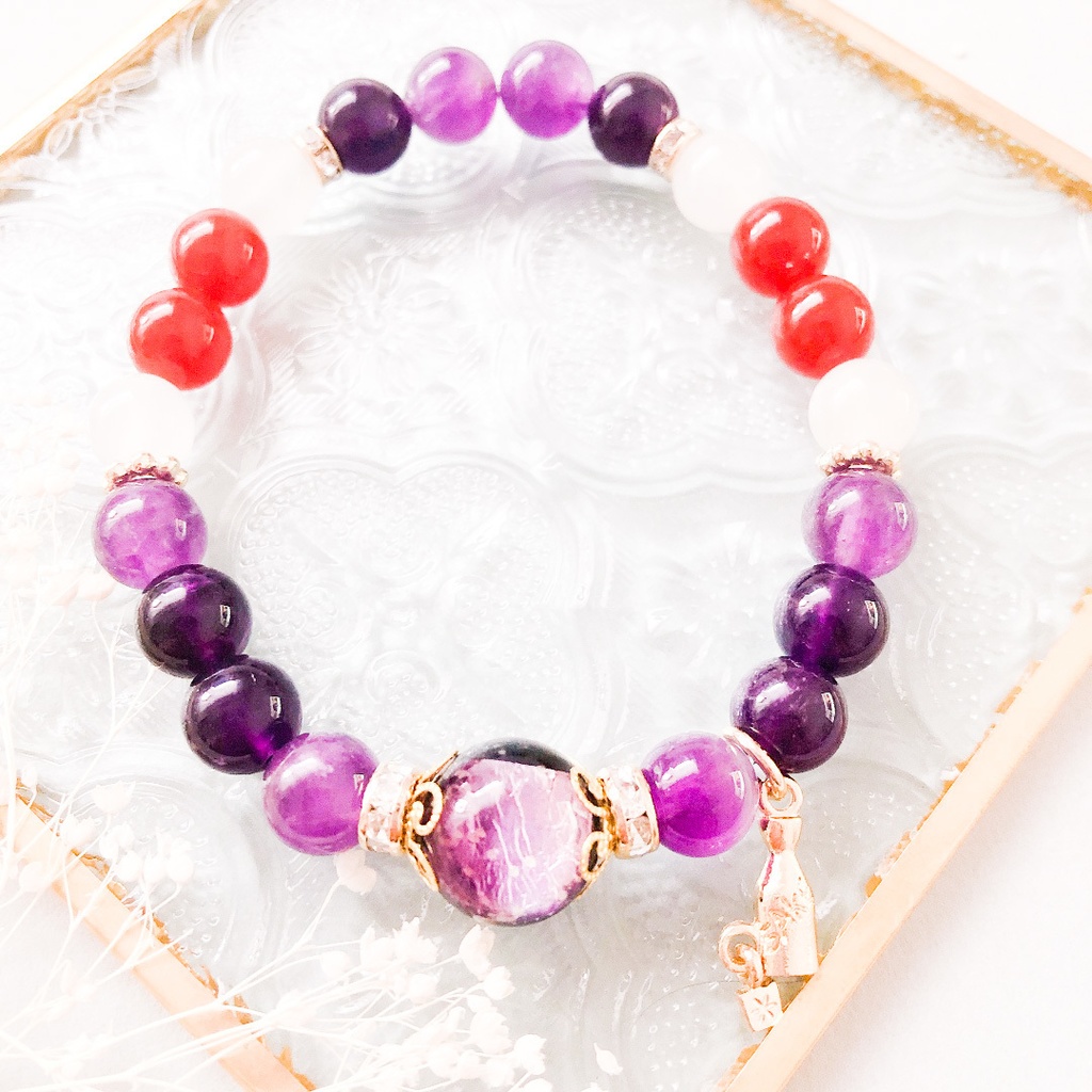 【刀剣乱舞】不動行光モチーフの天然石ブレスレット