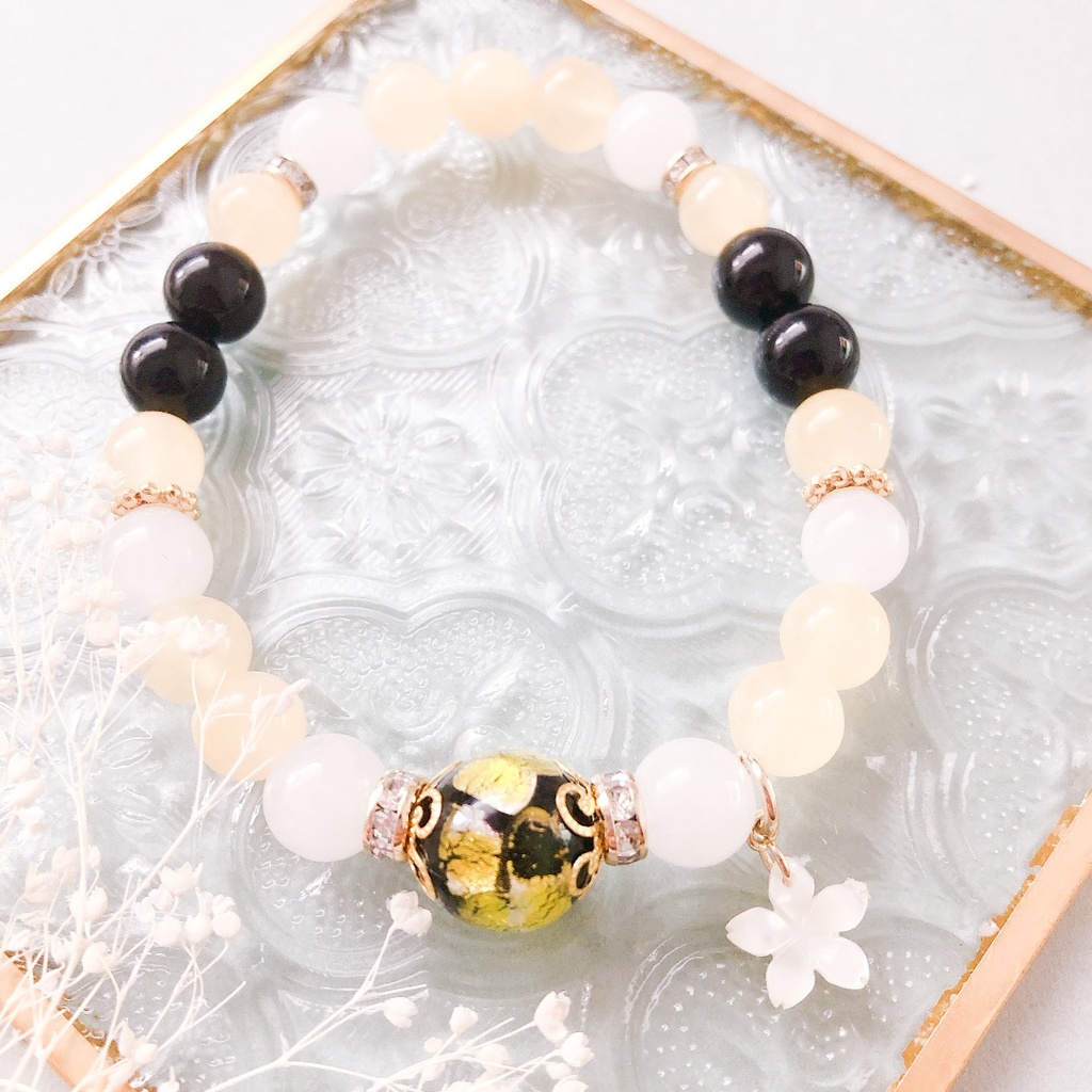 【刀剣乱舞】髭切モチーフの天然石ブレスレット