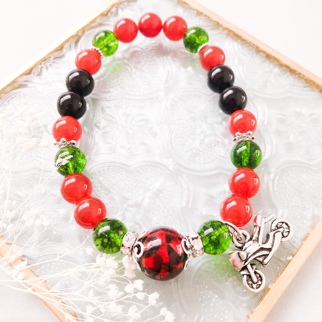 【刀剣乱舞】豊前江モチーフの天然石ブレスレット