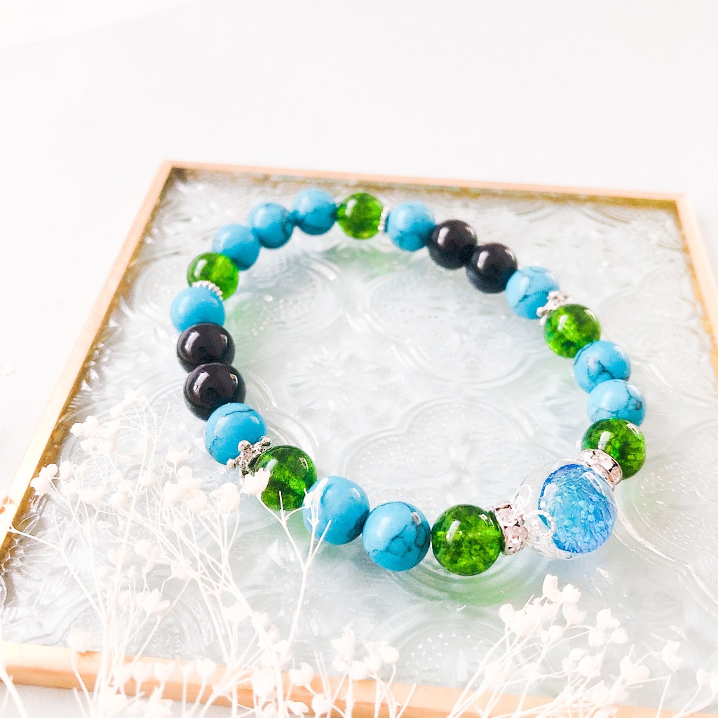 【刀剣乱舞】松井江モチーフの天然石ブレスレット