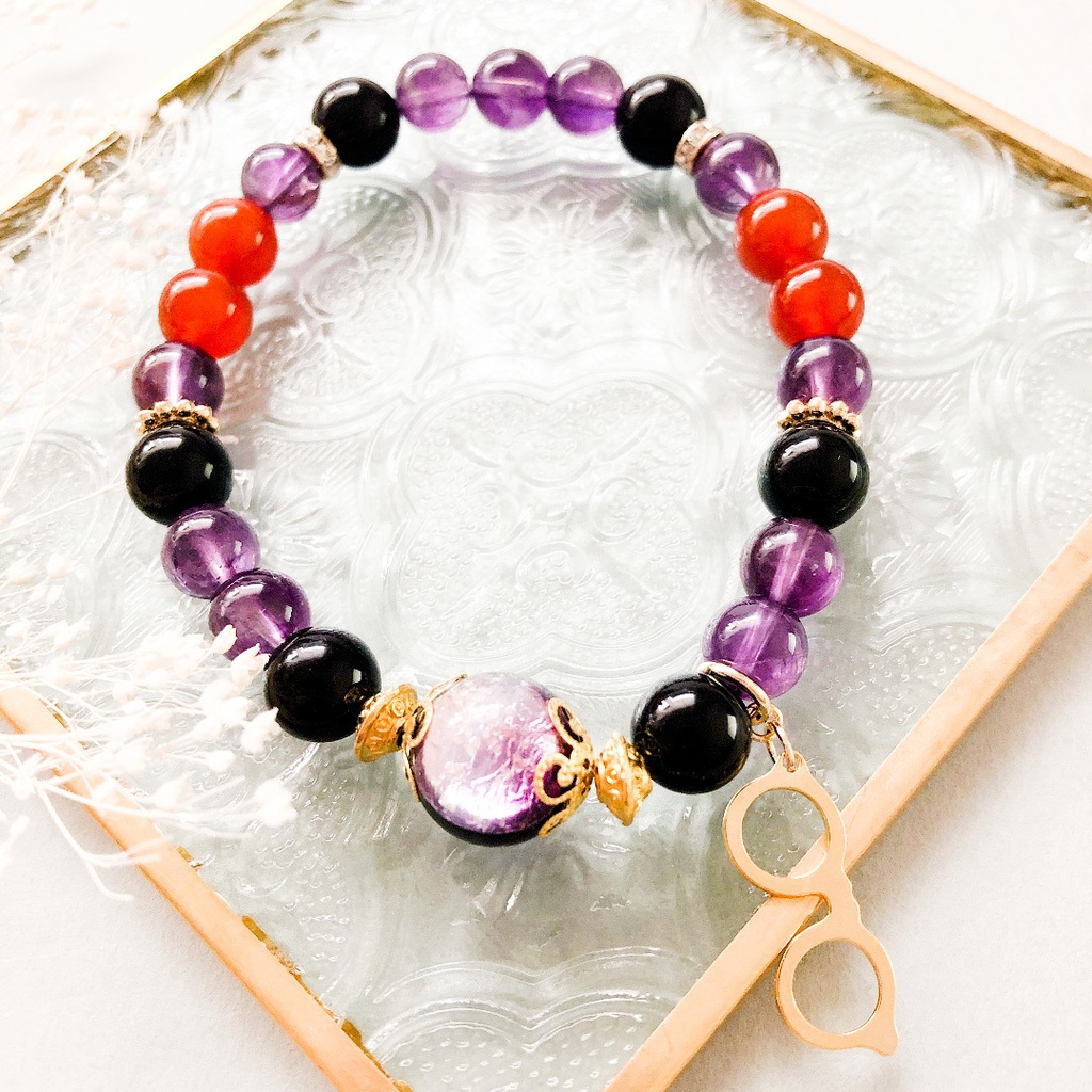 【刀剣乱舞】明石国行モチーフの天然石ブレスレット