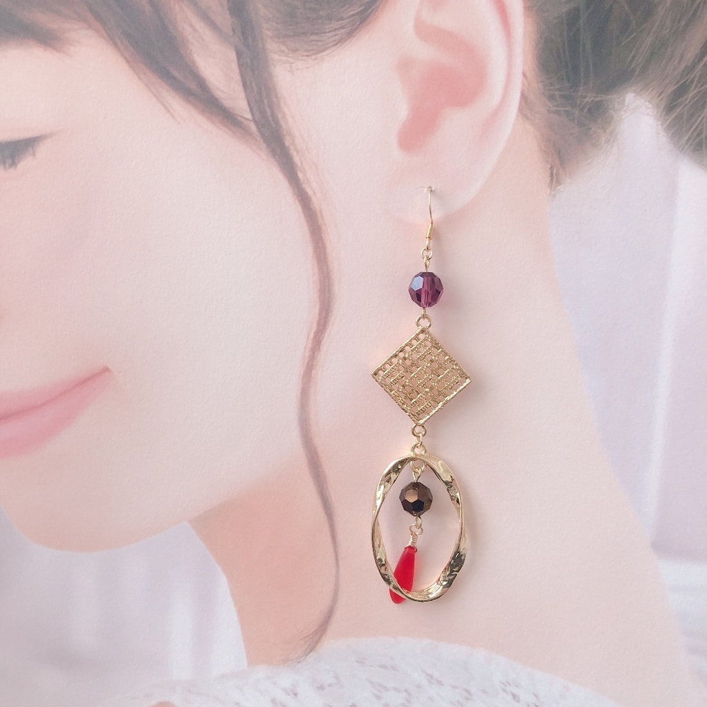 【刀剣乱舞】不動行光イメージ耳飾り