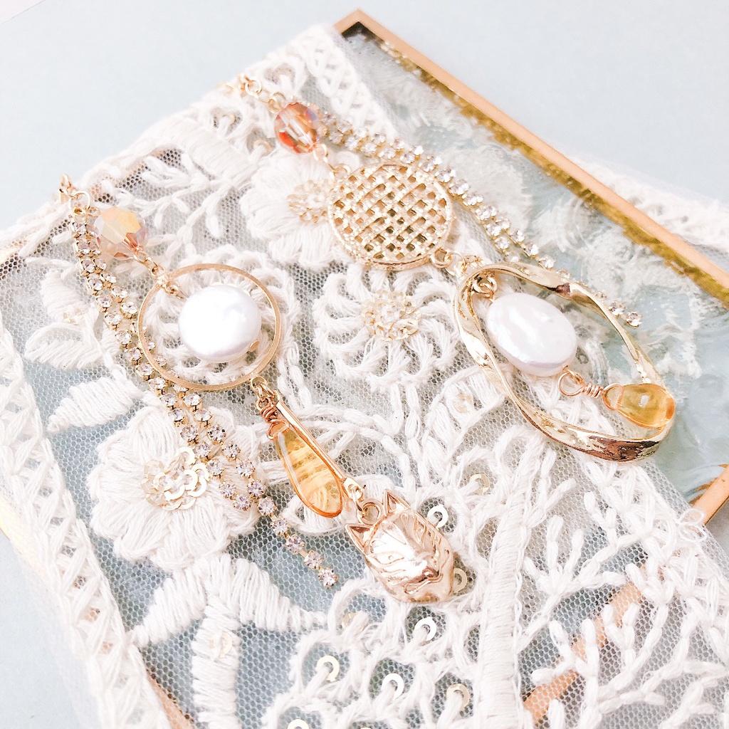 【刀剣乱舞】小狐丸イメージ耳飾り