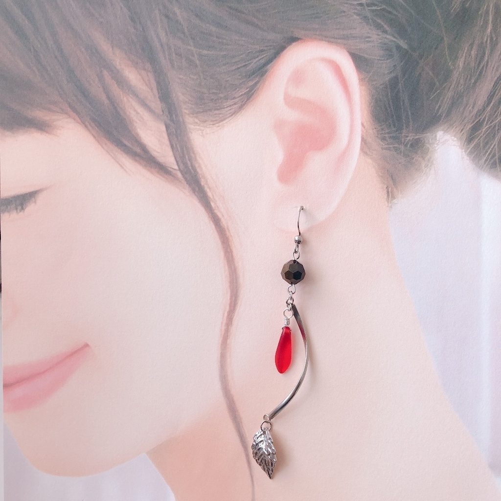 【刀剣乱舞】実休光忠モチーフシンプル耳飾り