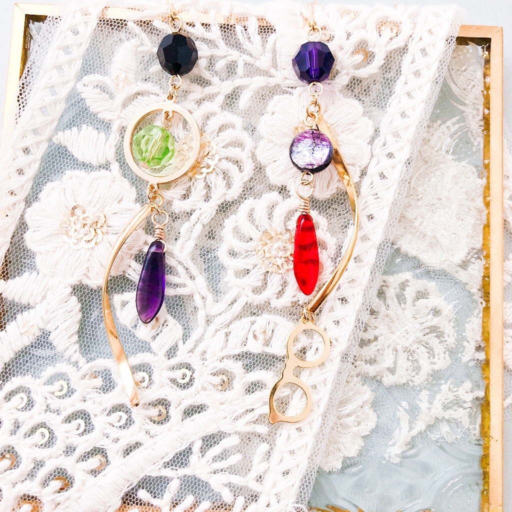 【刀剣乱舞】明石国行モチーフのシンプル耳飾り