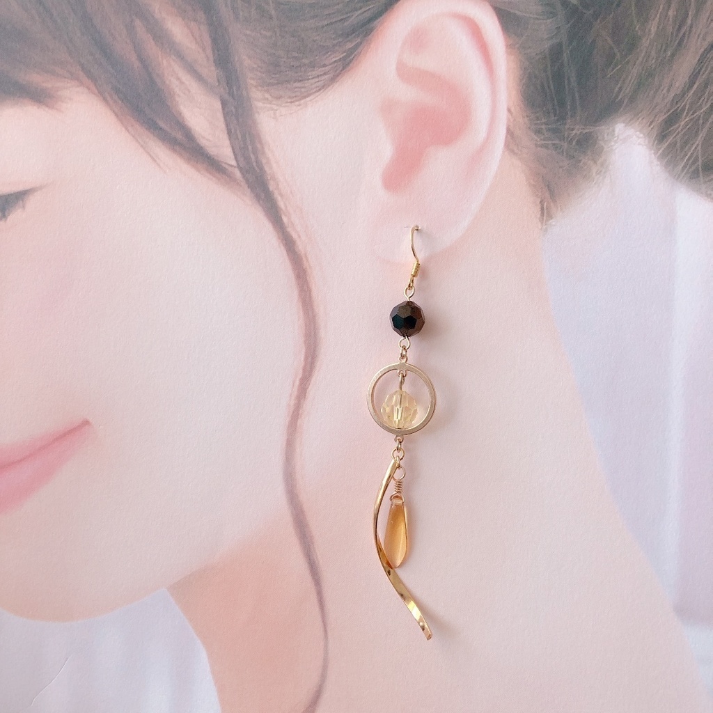 【刀剣乱舞】南泉一文字モチーフのシンプル耳飾り