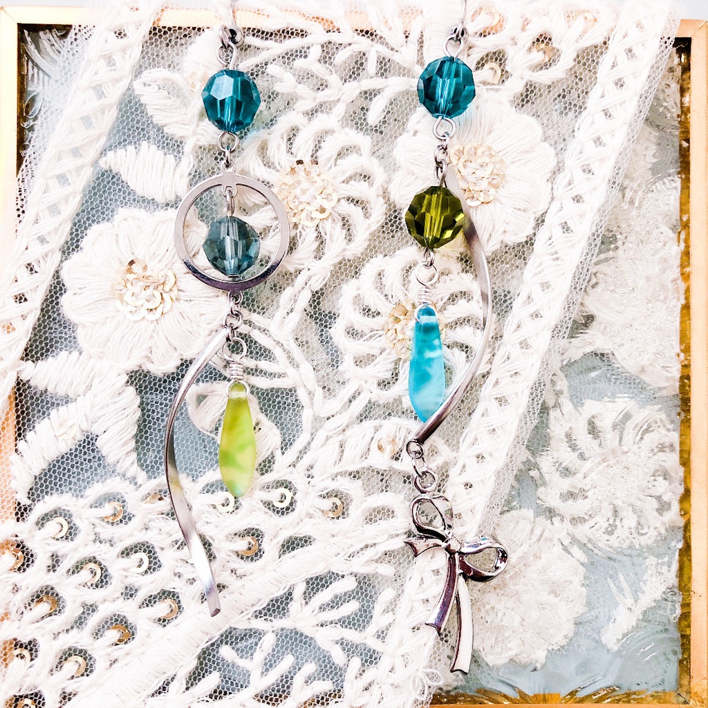 【刀剣乱舞】松井江モチーフのシンプル耳飾り