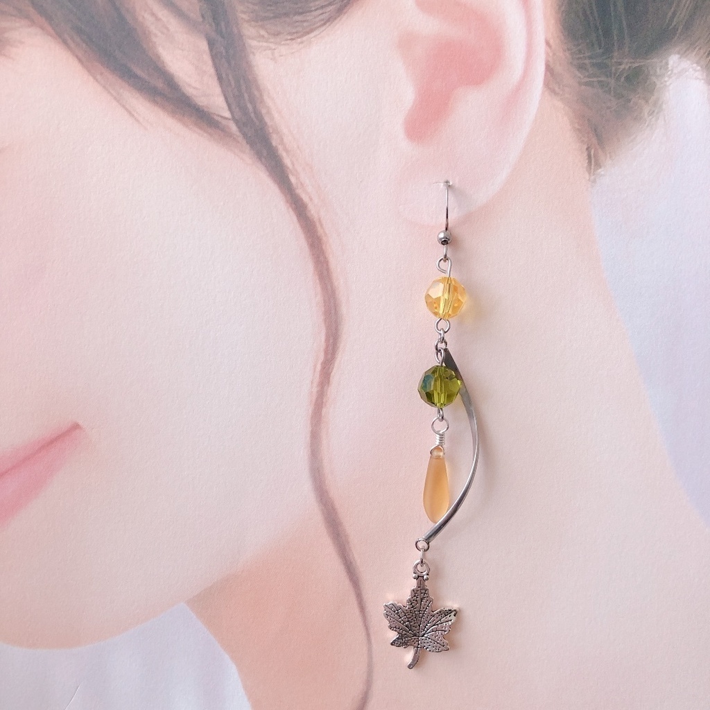 【刀剣乱舞】桑名江モチーフのシンプル耳飾り