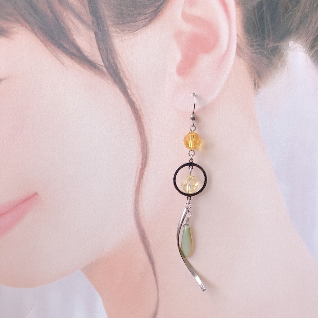 【刀剣乱舞】桑名江モチーフのシンプル耳飾り