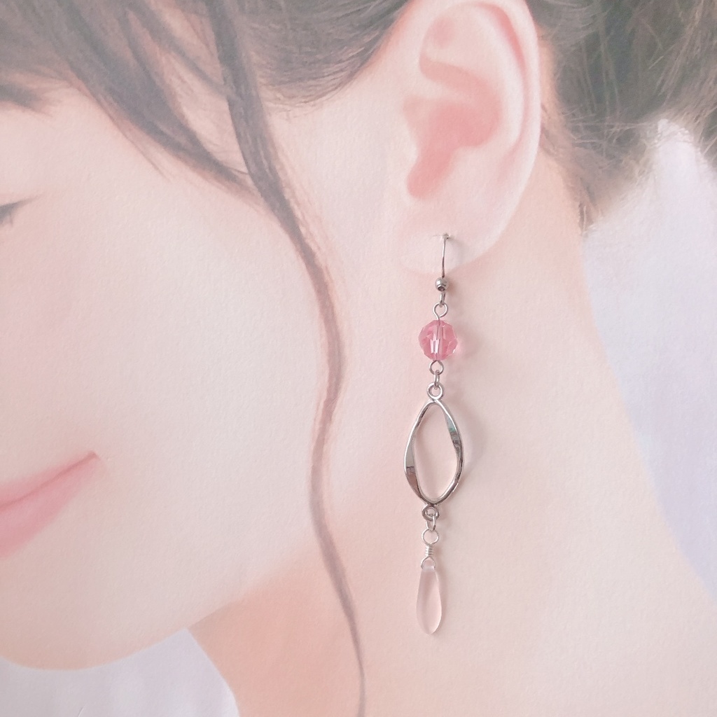 【刀剣乱舞】村雲江モチーフのシンプル耳飾り