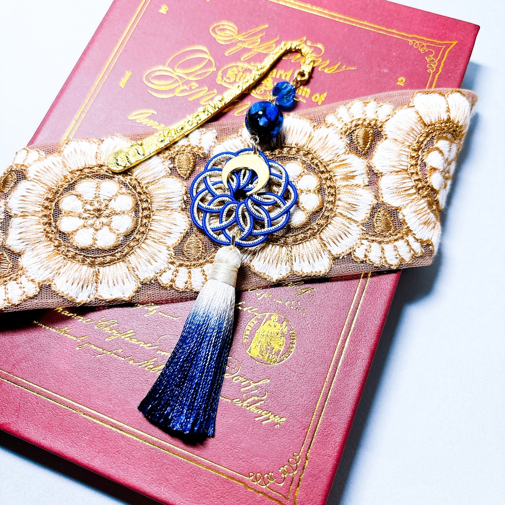 【刀剣乱舞】三日月宗近モチーフのブックマーカー