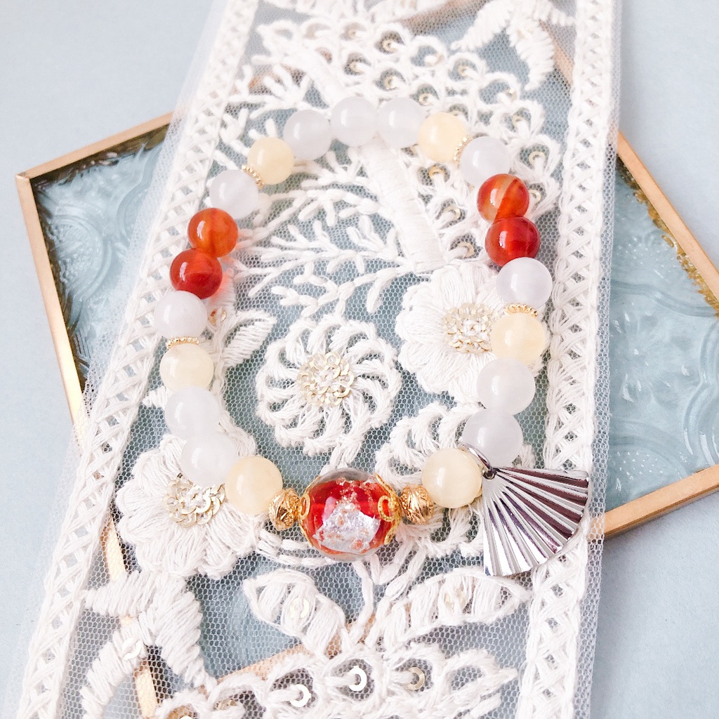 【刀剣乱舞】一文字則宗モチーフの天然石ブレスレット