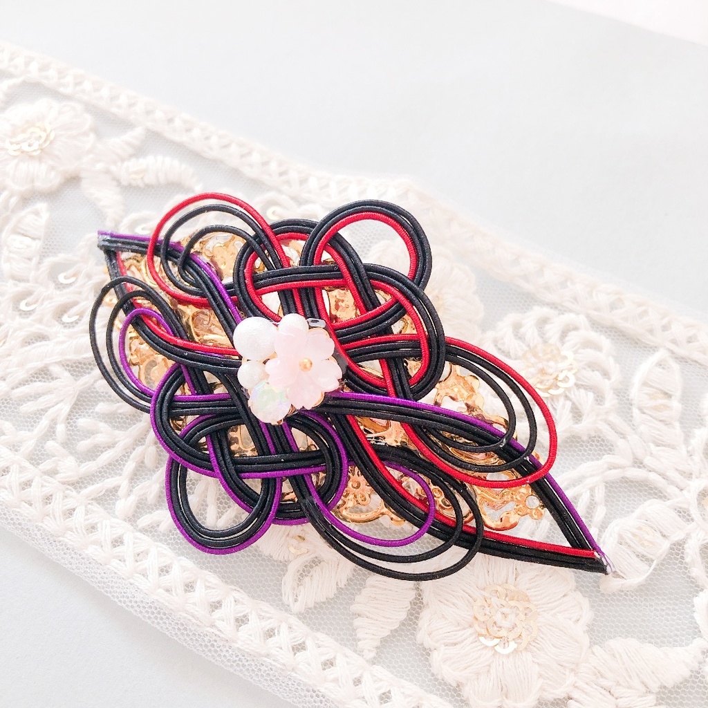 【刀剣乱舞】大倶利伽羅モチーフのバレッタ