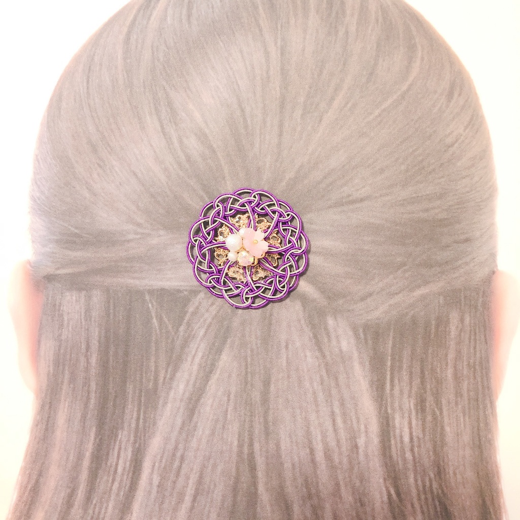 【刀剣乱舞】へし切長谷部モチーフのレースポニーフック