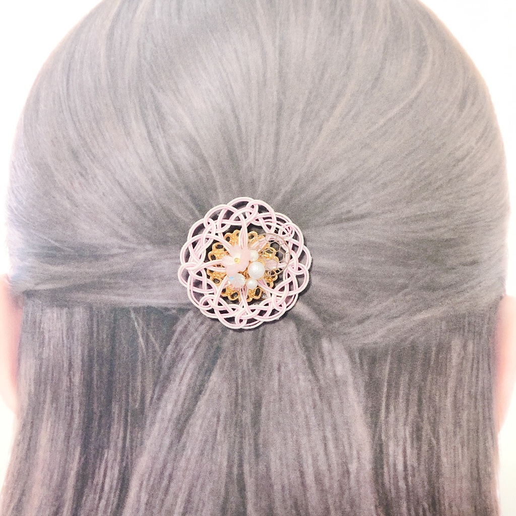 【刀剣乱舞】亀甲貞宗モチーフのレースポニーフック