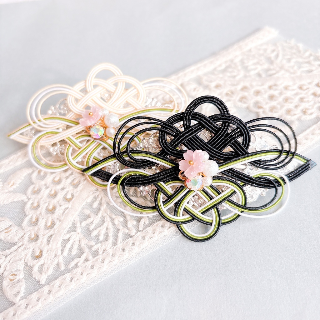 【刀剣乱舞】稲葉江・富田江モチーフのバレッタ