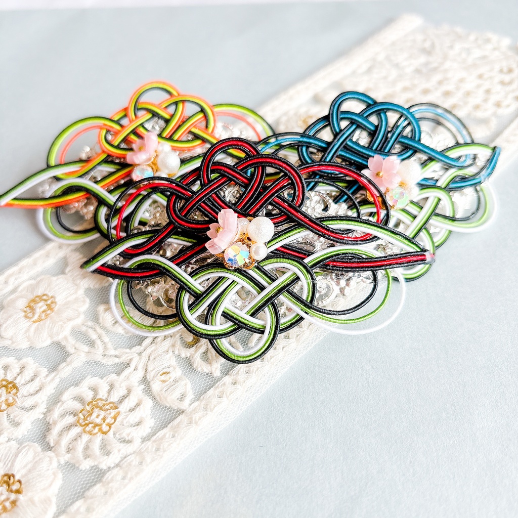 【刀剣乱舞】篭手切江・豊前江・松井江モチーフのバレッタ